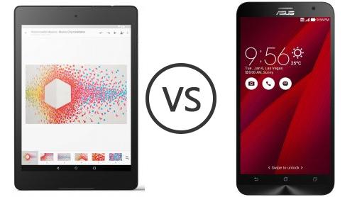 Google Nexus 9 vs Asus Zenfone 2 ZE551ML - Phone Comparison