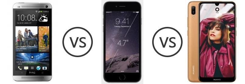 huawei y6 vs iphone 6s