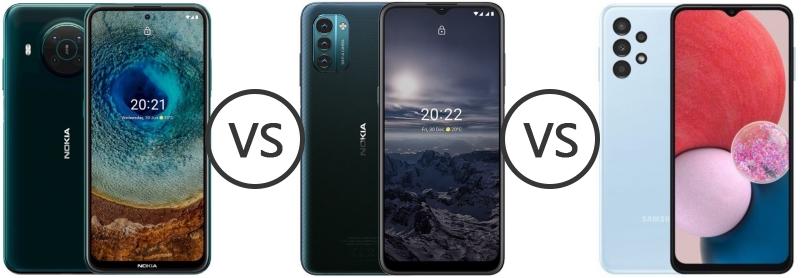 compare nokia g21 and samsung a13