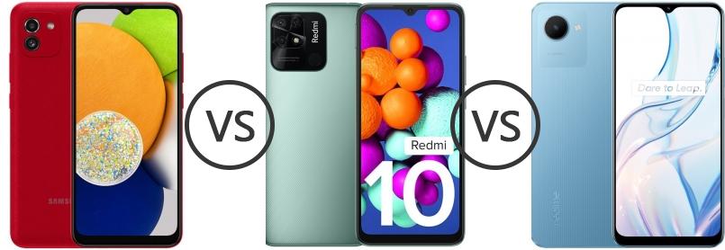 xiaomi redmi 10 vs samsung a03