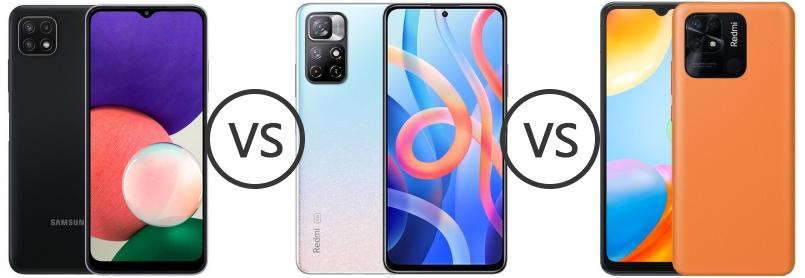 samsung a22 5g vs redmi note 11t 5g