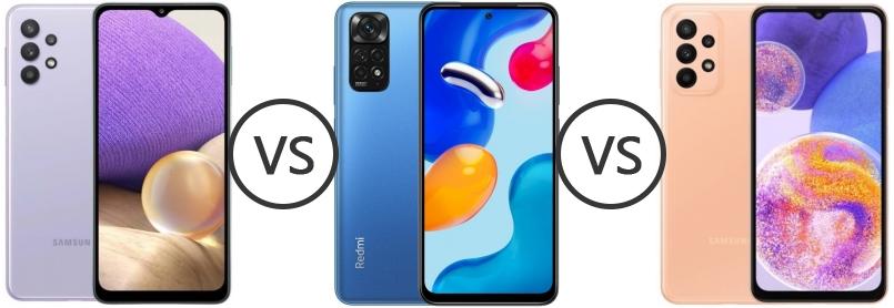 samsung a23 vs redmi note 11s