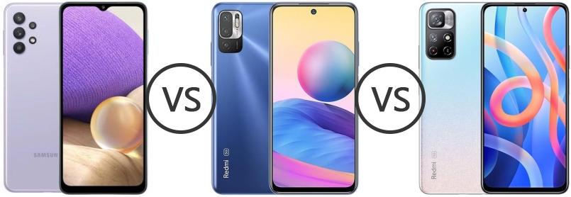 xiaomi redmi note 10 5g vs samsung a32 5g