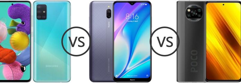 redmi 9c vs samsung a51