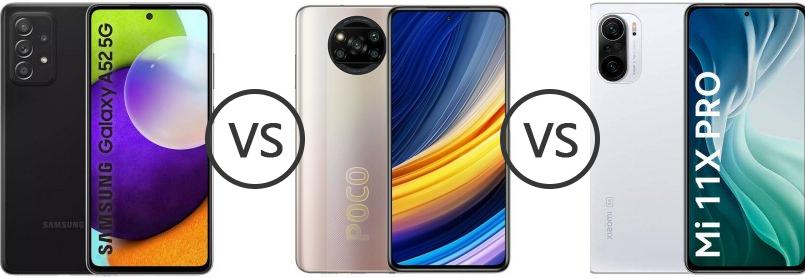 poco x3 pro vs a52 5g