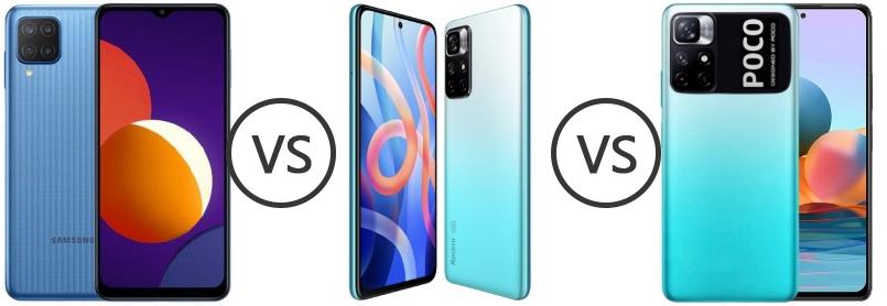 samsung galaxy m12 vs xiaomi redmi note 11