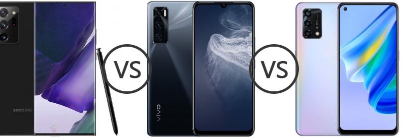 vivo v20 vs oppo a95