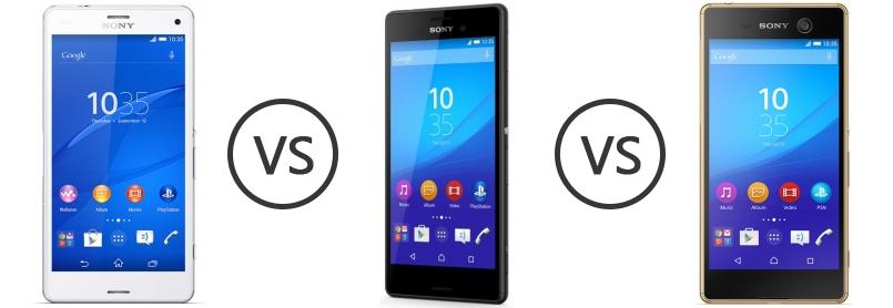 omzeilen Bijproduct Ambacht Sony Xperia Z3 Compact vs Sony Xperia M4 Aqua vs Sony Xperia M5 - Phone  Comparison