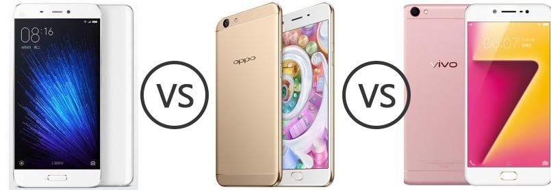 vivo y67 vs oppo f1s