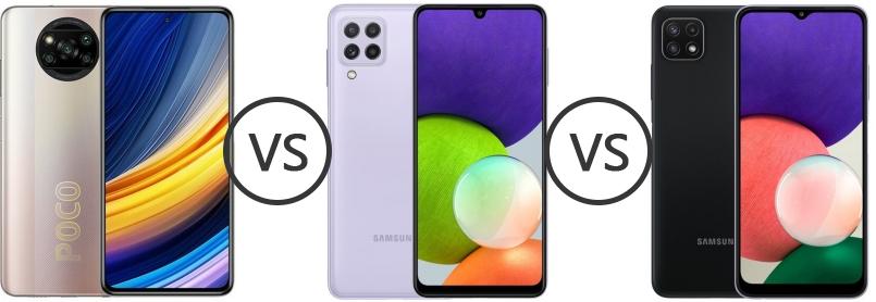 samsung galaxy a22 5g vs poco x3 pro