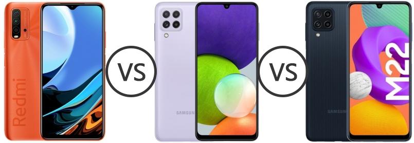 redmi 9t vs samsung a22