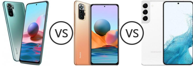 xiaomi redmi note 10 pro vs samsung galaxy s22