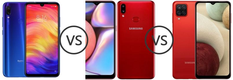 samsung galaxy a12 vs redmi note 7