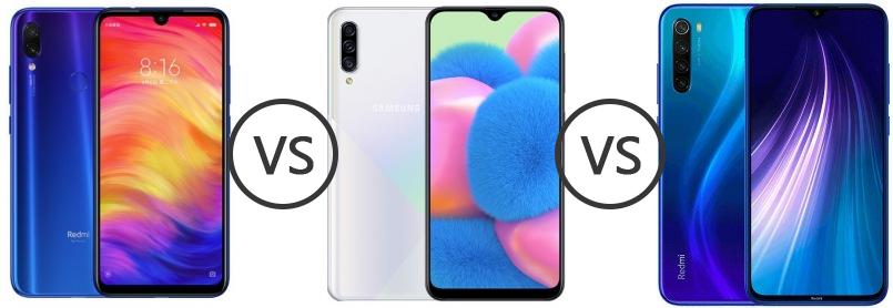 samsung a30s vs redmi note 7