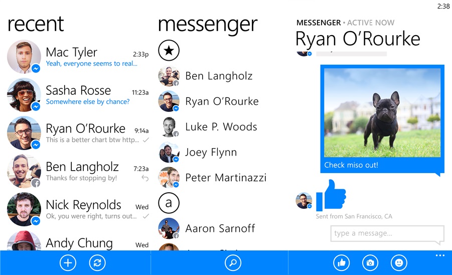 windows 8 messenger app