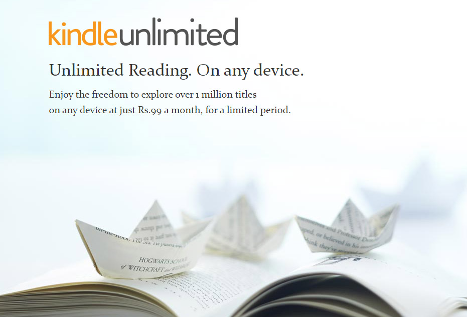 Kindle Unlimited launched in India for Rs.199 per month