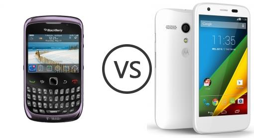 Blackberry Curve 3g 9300 Vs Motorola Moto G 4g Phone Comparison