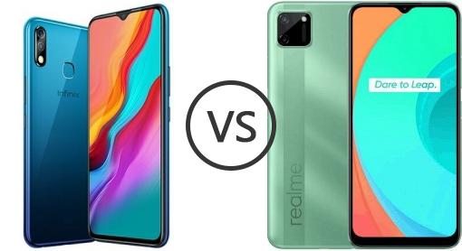 infinix hot 8 vs realme c11