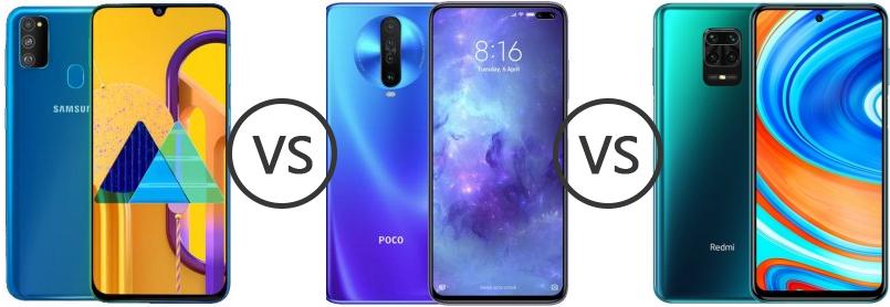 samsung m30s vs redmi note 9