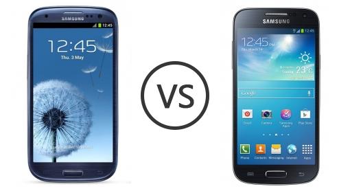 Samsung I9300 Galaxy S Iii S3 Vs Samsung Galaxy S4 Mini Phone Comparison