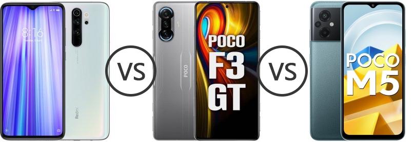 poco f3 pro vs redmi note 8 pro