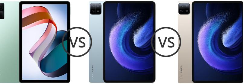 Xiaomi Redmi Pad vs Xiaomi Pad 6 vs Xiaomi Pad 6 Pro - Phone Comparison