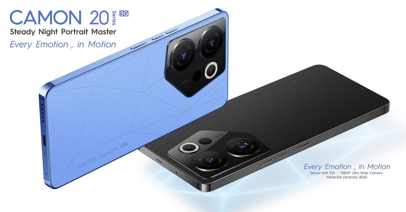 TECNO CAMON 20 Premier 5G and 20 Pro 5G launched with 6.67-inch FHD+ ...