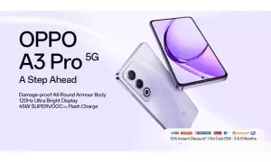 OPPO A3 Pro 5G launched in India starting at Rs.17,999 with 6.67-inch 120Hz display, Dimensity 6300 SoC