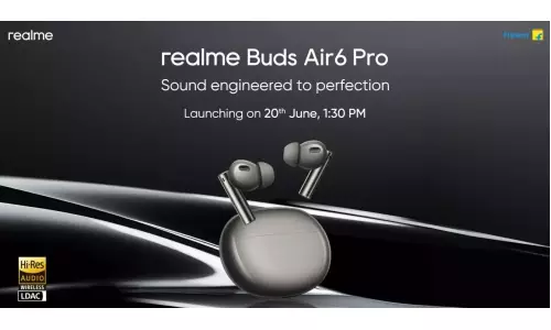 Realme Buds Air6 Pro to be launched in India on June 20 with 50dB ANC, Bluetooth 5.3, 6 Mic