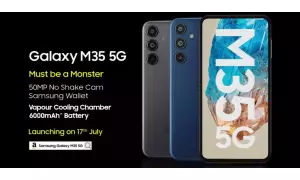 Samsung Galaxy M35 5G launching in India on July 17 with 6.6-inch FHD+ 120Hz display, Exynos 1380 SoC, 50MP Camera